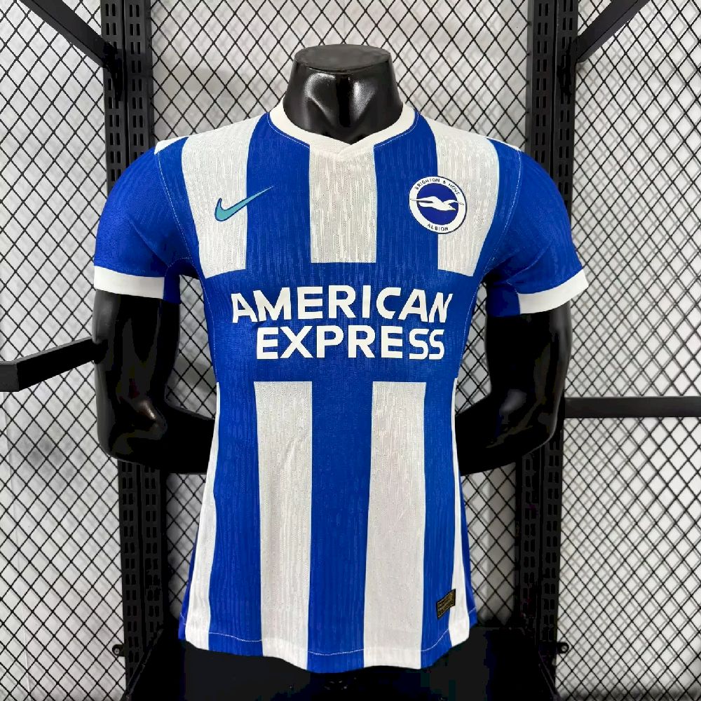 Mens Brighton & Hove Albion 2025/26 Home Jersey Player Version
