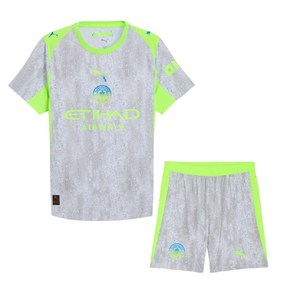 Kids Manchester City 2025/26 Third Kit