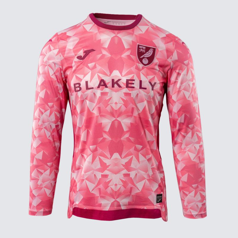 Mens Norwich City FC 2025/26 Third Long Sleeve Jersey