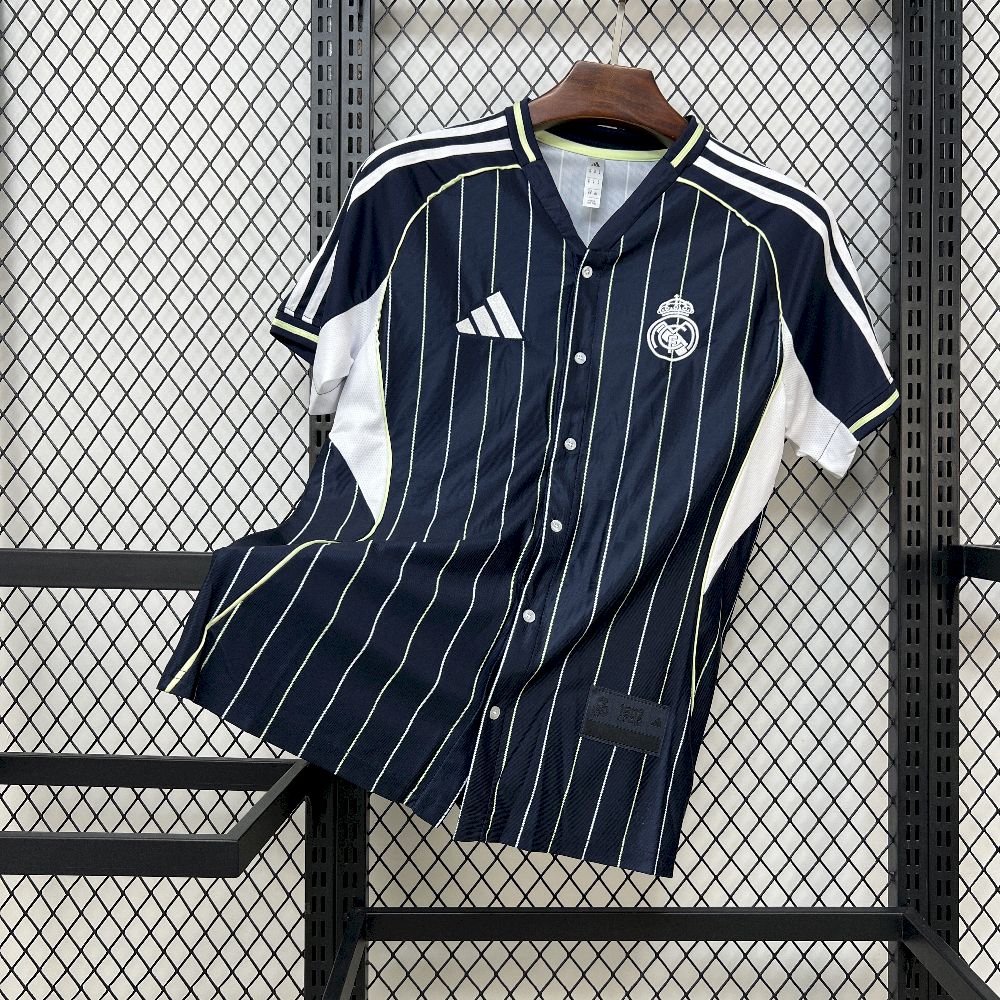 Mens Real Madrid 2025/26 Baseball Jersey
