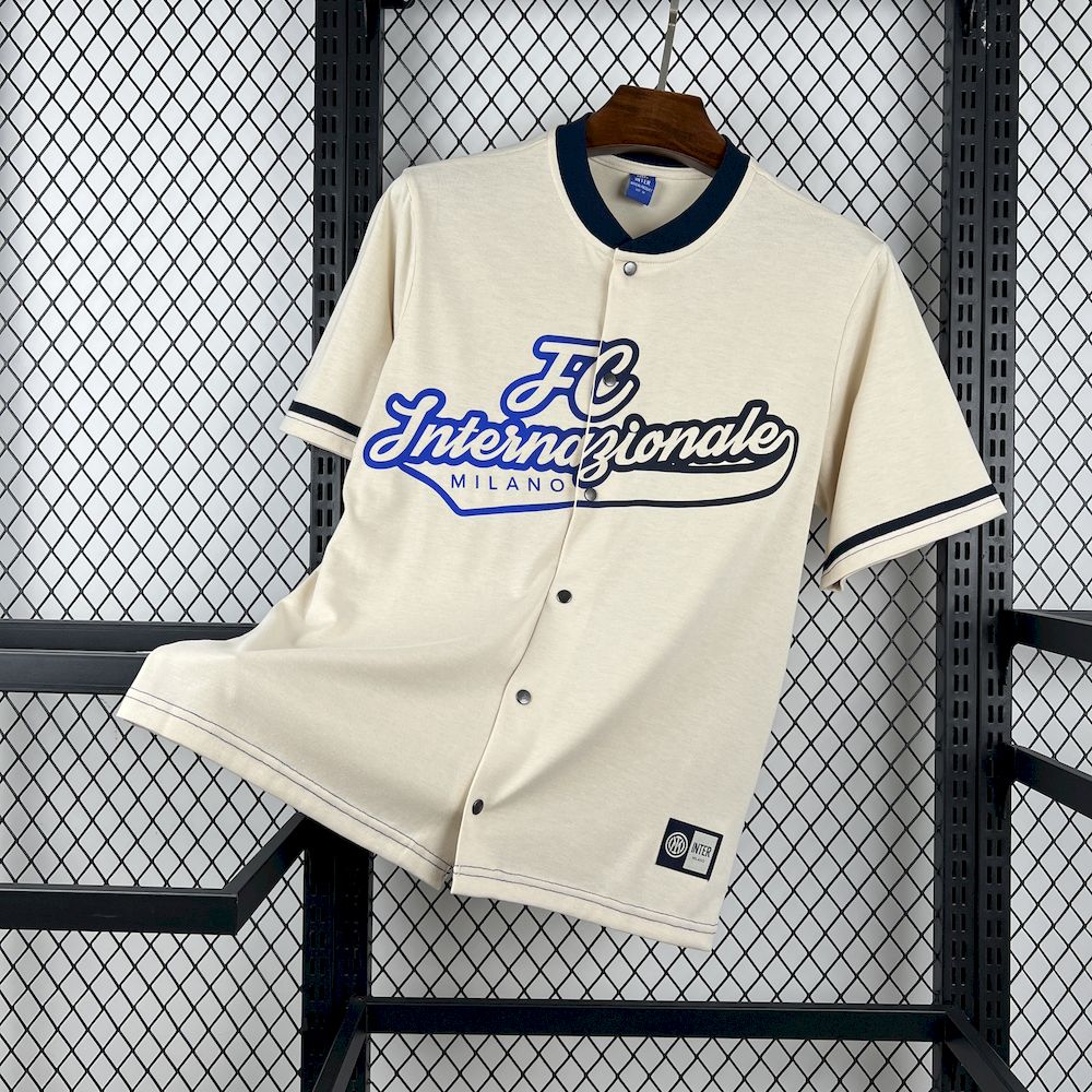 Mens Inter Milan 2025/26 Baseball Jersey