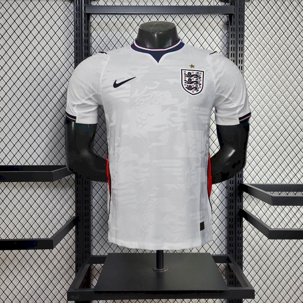 Mens England 2026 World Cup Home Authentic Jersey