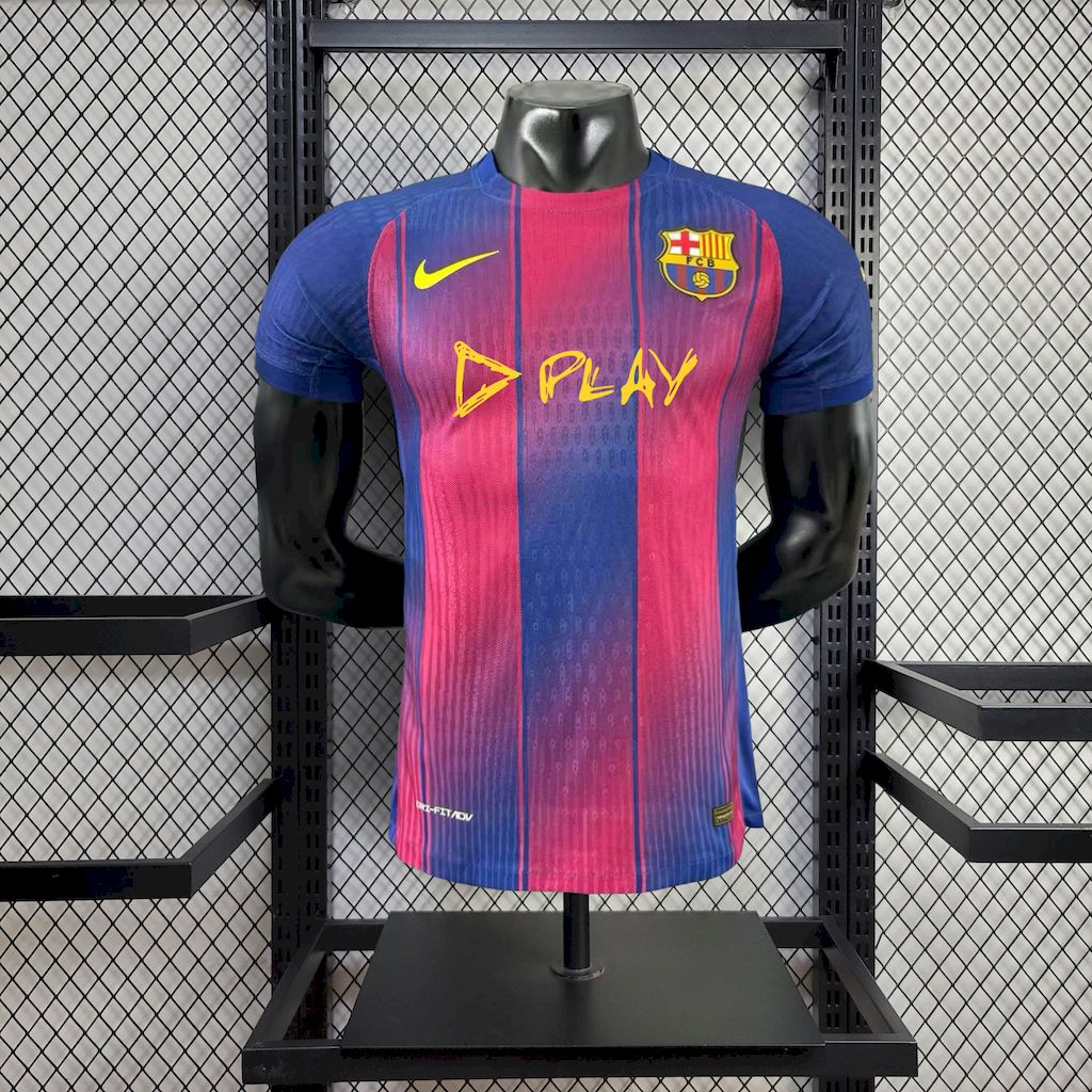 Mens Barcelon x Ed Sheeran 2025/26 Home Authentic Jersey