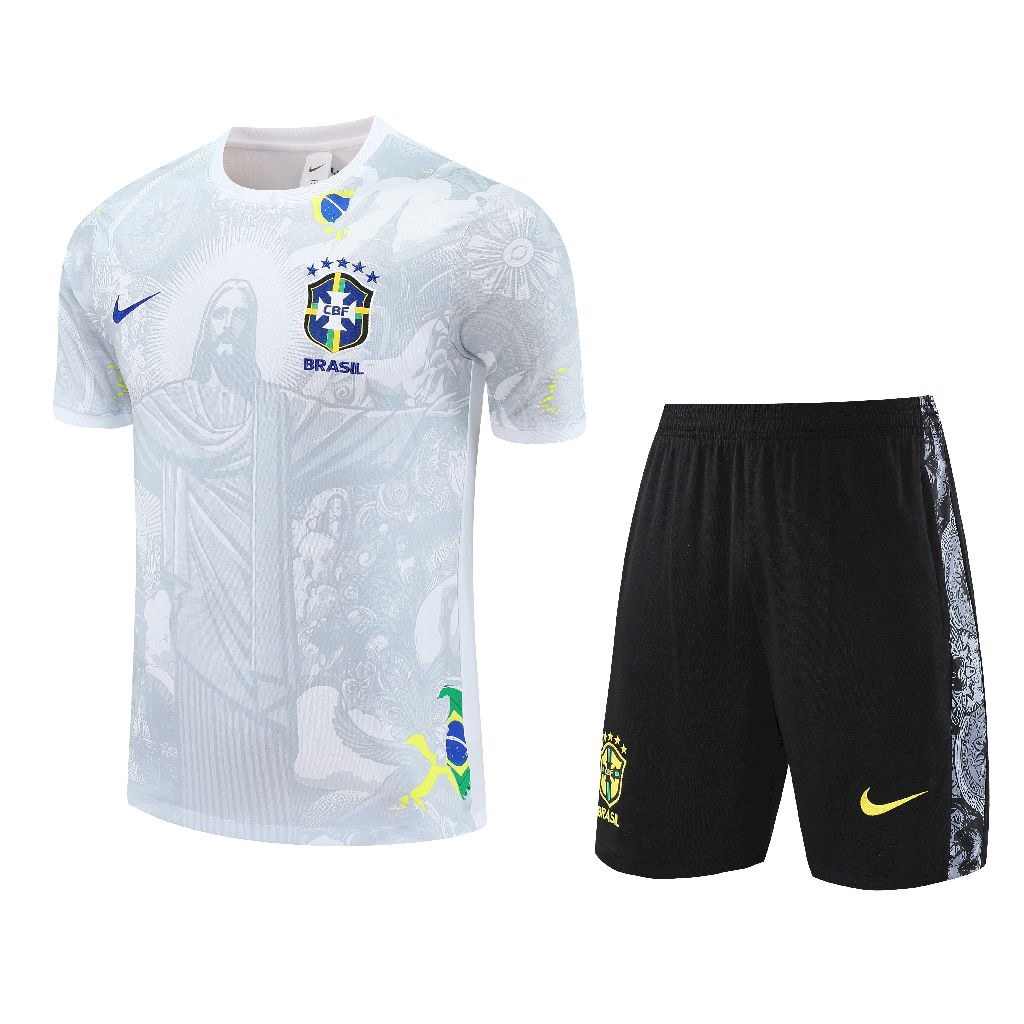 Unisex Brazil 2025/26 Training Jersey+Short 418