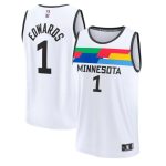 Anthony Edwards Minnesota Timberwolves Unisex 2023 Fastbreak NBA Jersey - City Edition - White