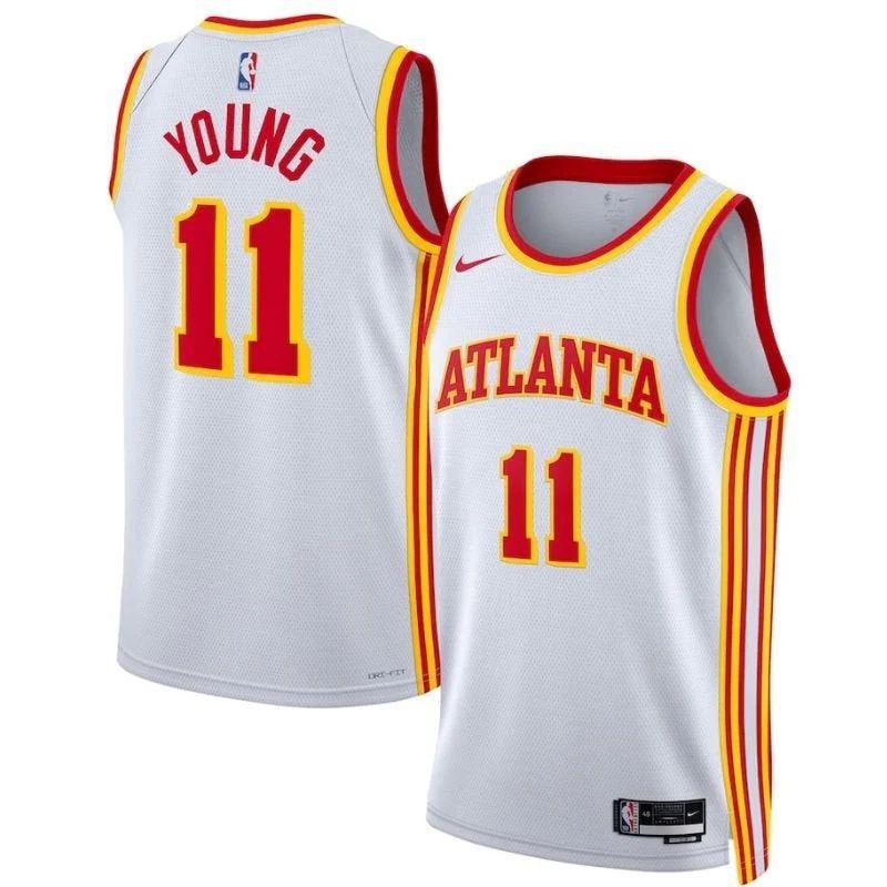 ImagemdoWhatsAppde2025-03-20a_s_08.09.52_9cefe0d3 Trae Young Atlanta Hawks Unisex 2023 NBA Jersey - Association Edition - White - Image 1