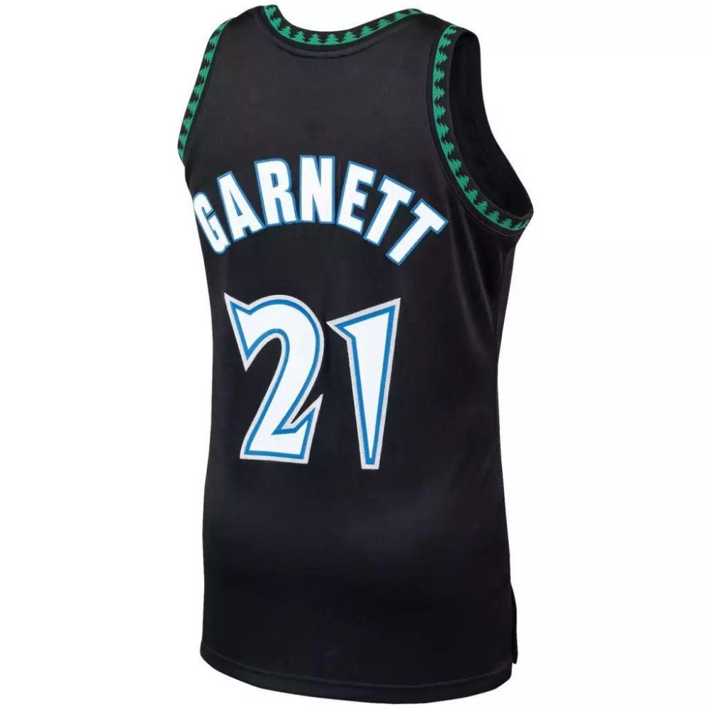 Regata Minnesota Timberwolves - Mitchell & Ness - Garnett NBA- Black - Image 3