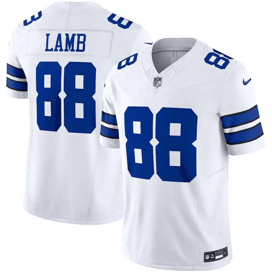 NFLDallasCowboysAwayLimitedJerseyBrancaCeeDeeLamb88 NFL Dallas Cowboys Away Limited Jersey Branca CeeDee Lamb 88 - Image 1