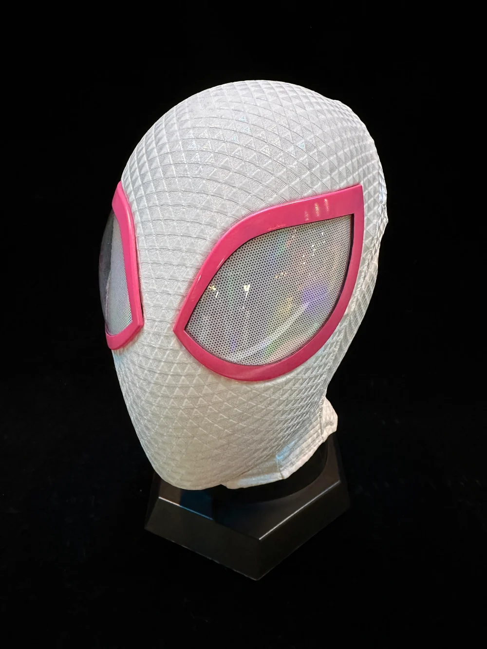 White & Pink Mask with Face Shell - Image 4