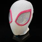 White & Pink Mask with Face Shell