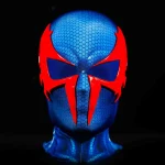 Blue Variant Web-Pattern Mask with Face Shell
